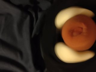 vibrator orgasm, foreskin, close up, toys