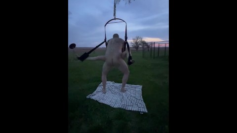 Who don’t love a sex swing outside