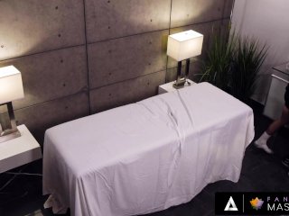 FANTASY MASSAGE - Hot Babe Valentina Nappi Gives A Solid BJ Under The Table During A Massage screenshot number 1