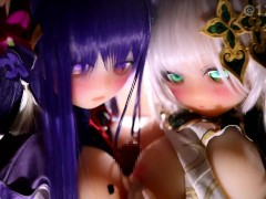 雷電将軍とナヒーダちゃんに3Pパイズリしてもらったよ♥️♥️♥️♥️♥️ - Screenshot 15 of 16 - Doll