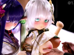 雷電将軍とナヒーダちゃんに3Pパイズリしてもらったよ♥️♥️♥️♥️♥️ - Screenshot 3 of 16 - Sexdoll