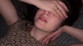 You Must Smear Sperm On Your Stepsister's Face Before Bed Goodnight Fuck