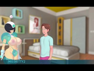 big tits, gameplay, mom, anime