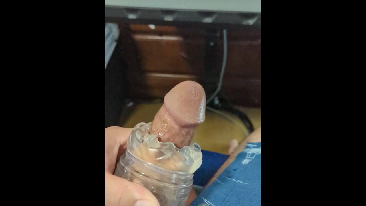 Test out silicone sex toy