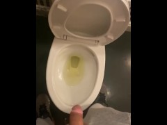 MUST WATCH!! Snuck into fancy hotel downtown Nashville naughty piss part 2 on fansly!!