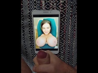 Natasha Nice Huge Tits Cum Tribute