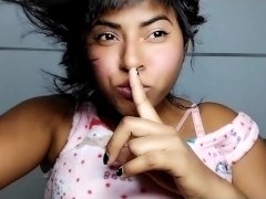 Joi sucio español - Video llamada a escondidas de mi novio eres un puto perro y así me encantas