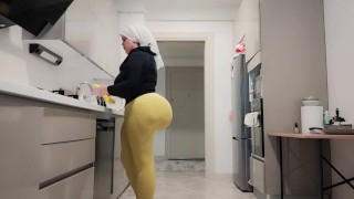 My Stepmother Who's A Big Ass Saw Me Staring At Her Ass