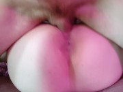 Preview 4 of Pounding her pussy and cumming huge on her asshole