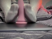 Preview 3 of XZZ03：My favorite thing every day is to masturbate with my white socks～
