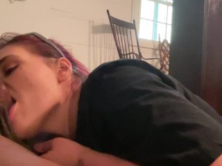 Toothless BBW Sucks A Black Cock During Church & Gets A Huge_Cumshot On HerFace!