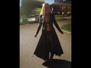 walking, exclusive, sexy outfit, vertical video
