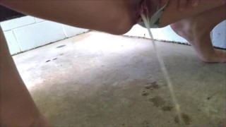 Peeing On The Public Restroom Floor