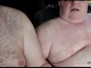 Preview 4 of Wanking Daddys Cock In The Car