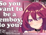 Preview 1 of Mistress x Neko Listener - Dressed Up as a Femboy ASMR Roleplay F4M