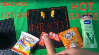 Crackers and Hot Sauce