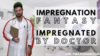 Zwanger worden fantasie - geïmpregneerd door dokter