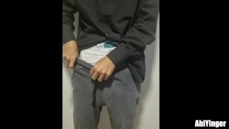 Grown Man Hiding His ABDL Diaper Fetish under His Cloath
