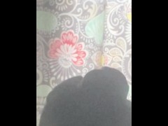 Ebony Male Solo Cumshot