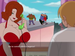 jogo adulto, big boobs, red head, adult cartoons