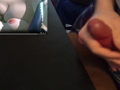 Futanari 2B, Amber, Miku and more cum inflation - They get super filled!