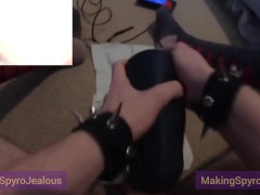 Janine Shows Femboy Her New Vibrating Throat Trick Bad Dragon Fleshlight