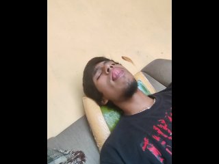 solo male, big cock, masturbation, vertical video