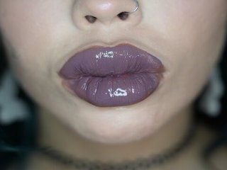 verified amateurs, lipstick, panty, big lips