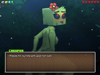 Minecraft Horny Craft - Part 39 Anal With Creeper PlusPink Panties_By LoveSkySanHentai