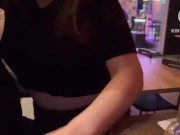 Preview 6 of Flashing my boobs and getting sucked at the bar