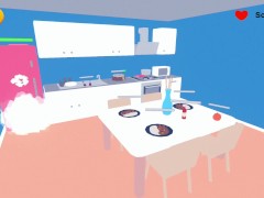 Dormitory Hentai Clicker [Final] [Diamond Cats Studio] Cleaning the beauty room part 1