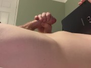 Preview 5 of Solo boy watching porn, edging and cumshot