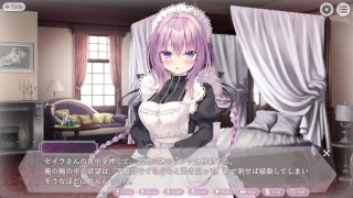 I Wanted To Touch The Enormous Breasts Of A Gorgeous Maid In An Erotic Game