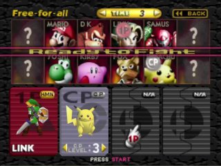 Chrome plays Smash Bros 64