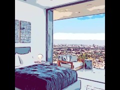 LA MANSION balcony view with BBC