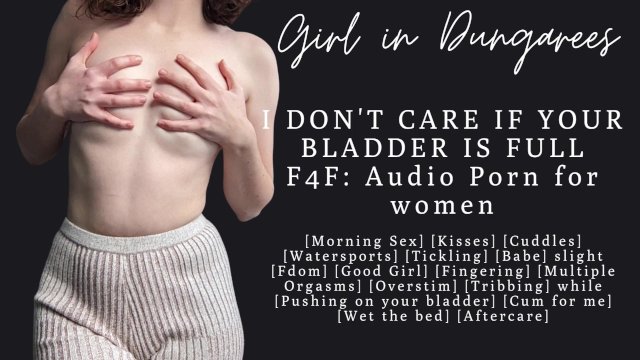 F4F  ASMR Audio Porn for women  Tickling and Fucking you till you make a mess in bed Watersports