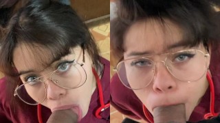 I Get A Deepthroat Blowjob From A Cute Doctor With Pigtails