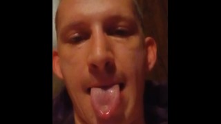 Freaking long tongue