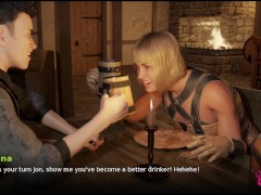 Town of Femdom E20 - The Guard captain Makes lick her Pussy and squirts in my mouth
