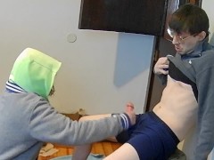 Chump Can't even Pull Out Phone to Record before Cumming All over Heather Kane!
