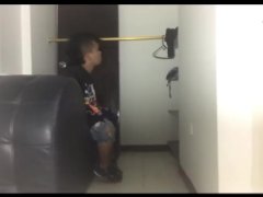 la vendedora de muebles salió cariñosa yo como buen caballero la atiendo y le doy su mamada de culo