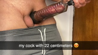 showing my date how I get such a hot cock on snap chat