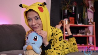 Mae Rainz's Squirtle Is No Match For Her And Is Destroyed In Her Squirt OILED AND DRIPPING