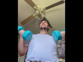 man, vertical video, working out, 60fps
