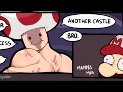 【Lewd Comic/Doujin Dub】 Your Princess is in Another Castle feat. Sean 【Art: babusgames 】