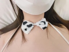 【おっぱいASMR】牛ビキニ娘をベッドに押し倒して爆乳を貪る - Screenshot 8 of 16 - 無 修正