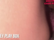 Preview 4 of 🥵cum with me and my new toy JOI HONEY PLA BOX! COMMENT IF YOU CUM😜