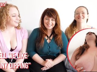 big tits, pussy rubbing, lesbian threesome, big natural tits
