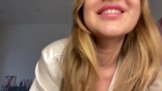 Masturbates and listens to her neighbor being fucked behind the wall