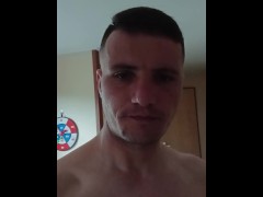walking  naked in a home
